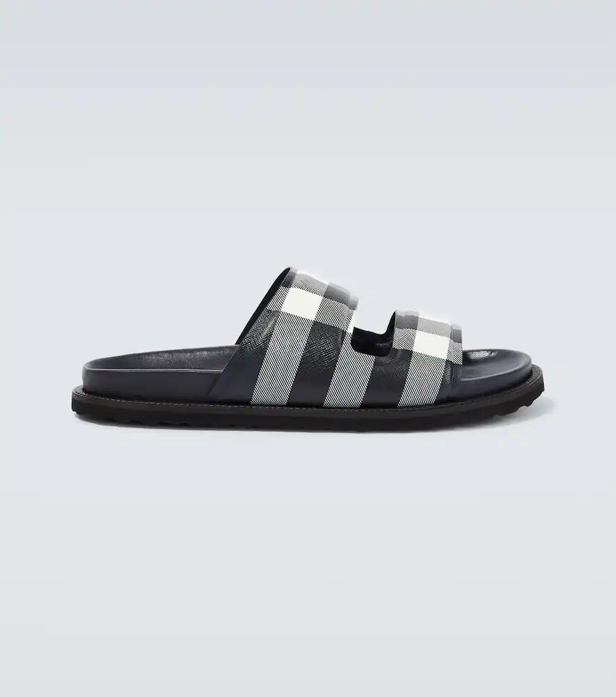 Burberry Checked canvas slides Cover