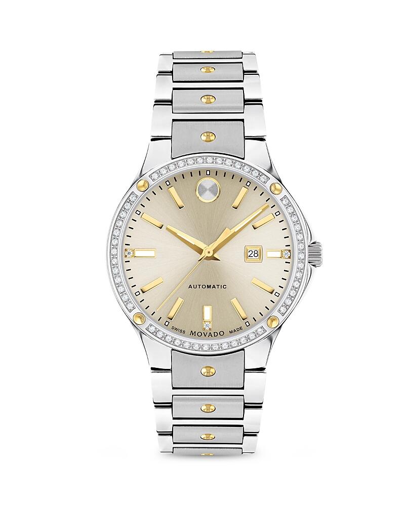 Movado S. e. Automatic Diamond Bezel Watch, 33mm Cover