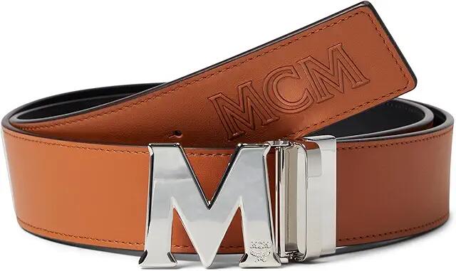 MCM Claus Leather Belt (Cognac) Belts Cover