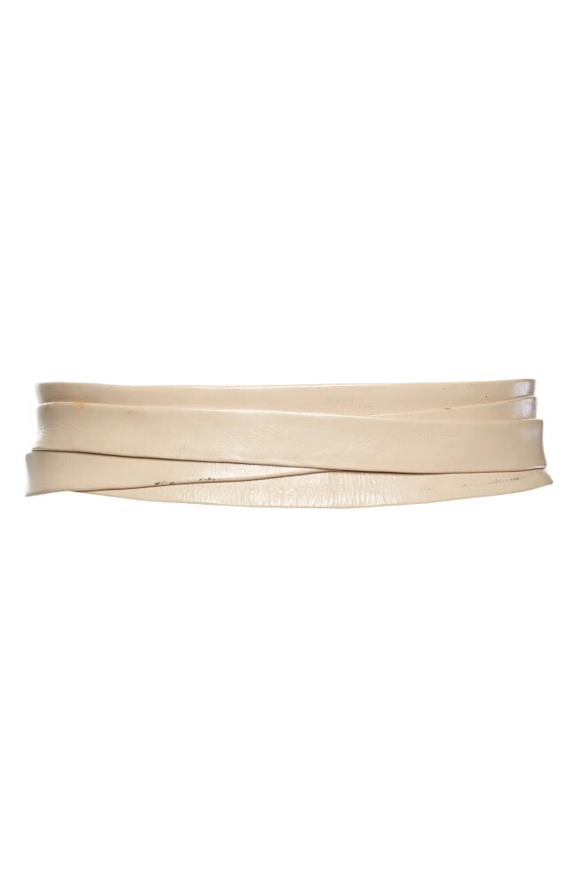 Ada Leather Wrap Belt in Vogue Cover