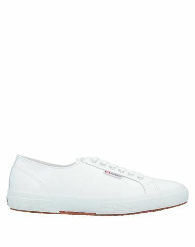 Superga Man Sneakers White Soft Leather Cover