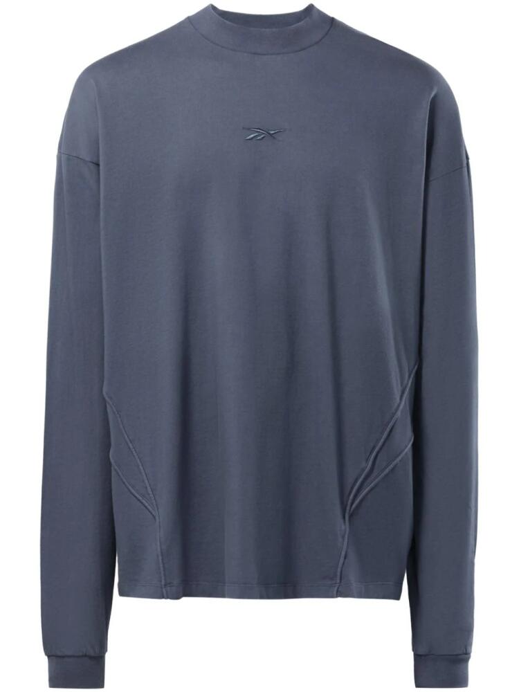 Reebok LTD piped-trim long-sleeve T-shirt - Blue Cover