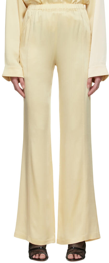 Atlein Beige Acetate Trousers Cover