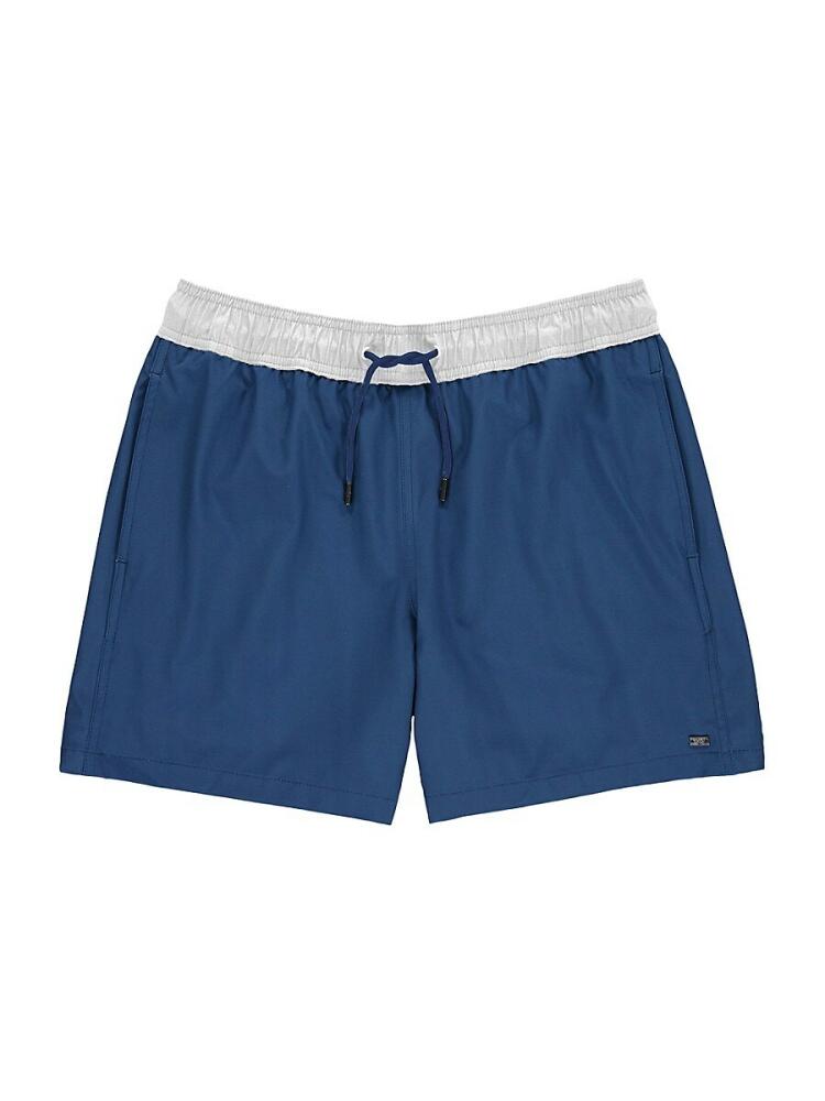 Harmonqlo Men's Baltra Drawstring Swim Shorts - Navy Cover