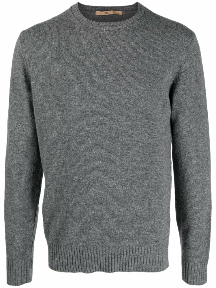 Nuur crew-neck knitted jumper - Grey Cover