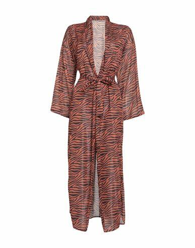 Smmr Woman Cover-up Rust Polyester Cover