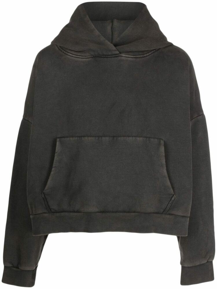 ENTIRE STUDIOS washed drop-shoulder hoodie - Black Cover