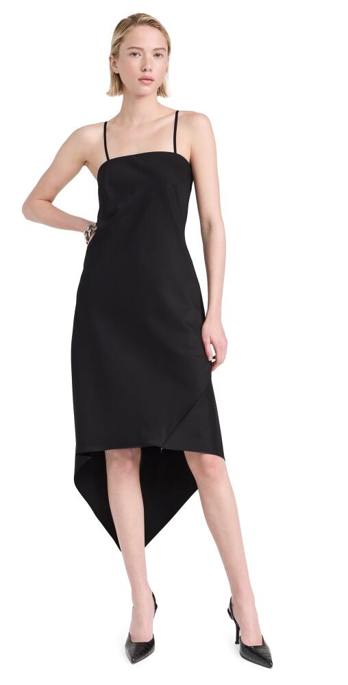 Helmut Lang Scarf Hem Dress Black Cover