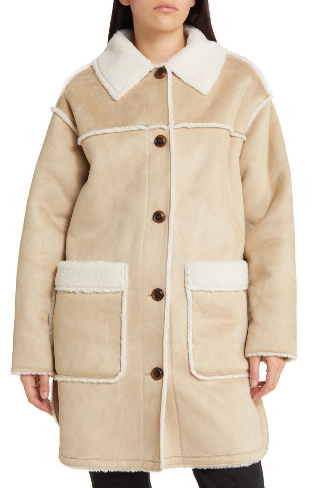 UGG(r) Takara Fleece Coat in Sand Cover