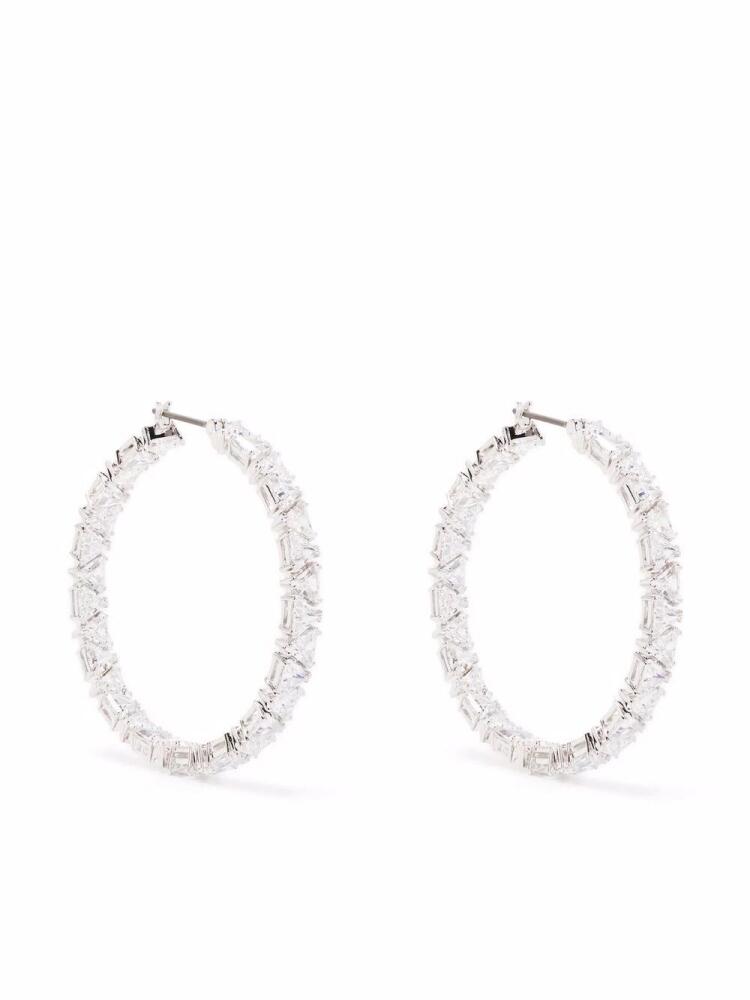 Swarovski Millenia hoop earrings - Silver Cover