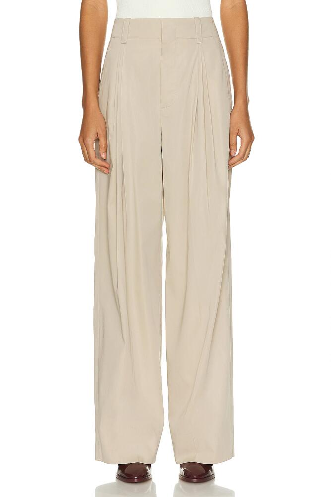 Bottega Veneta Wide Leg Pant in Beige Cover