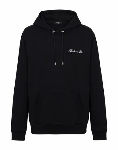 Balmain Man Sweatshirt Black Cotton Cover