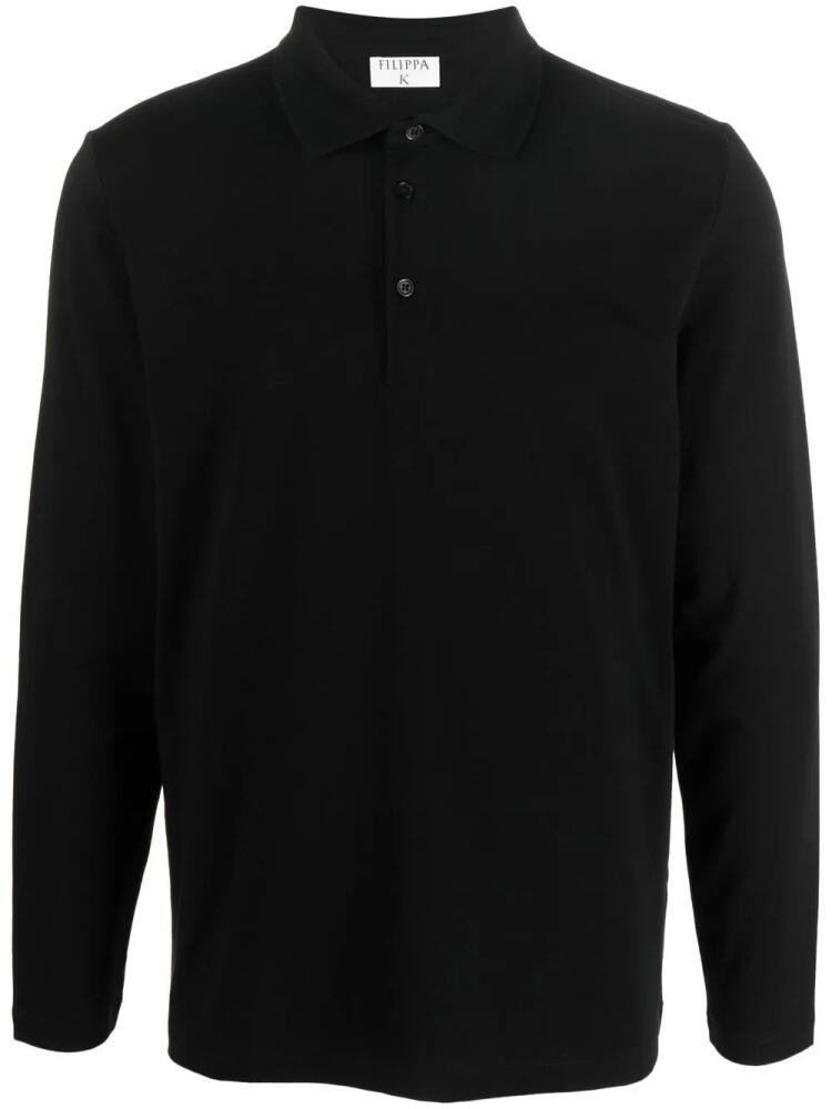 Filippa K M.Luke polo shirt - Black Cover