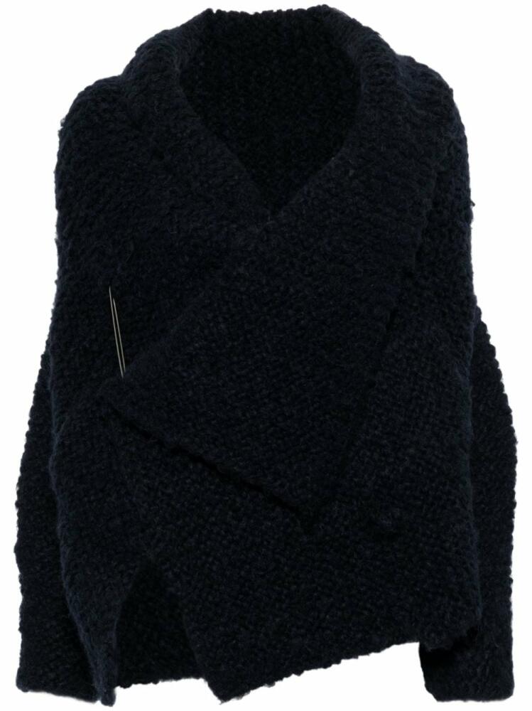 Daniela Gregis chunky-knit cardigan - Blue Cover