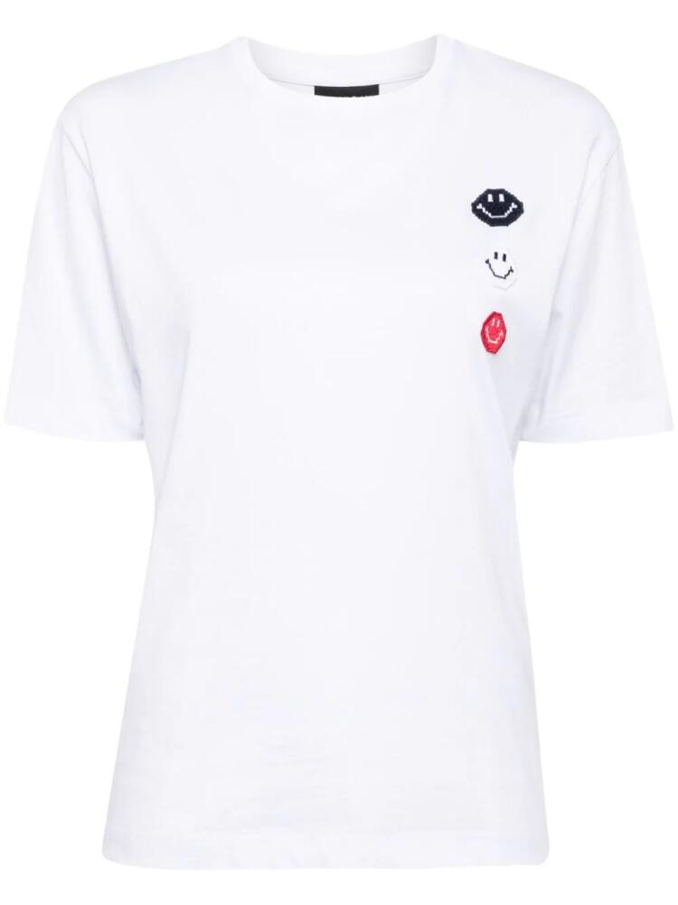 Joshua Sanders smiley-motif t-shirt - White Cover