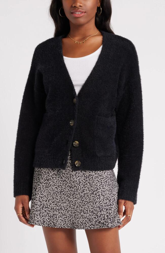 BP. Fuzzy Cardigan in Black Cover