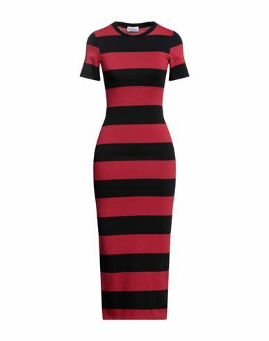 Red Valentino Woman Maxi dress Red Cotton Cover