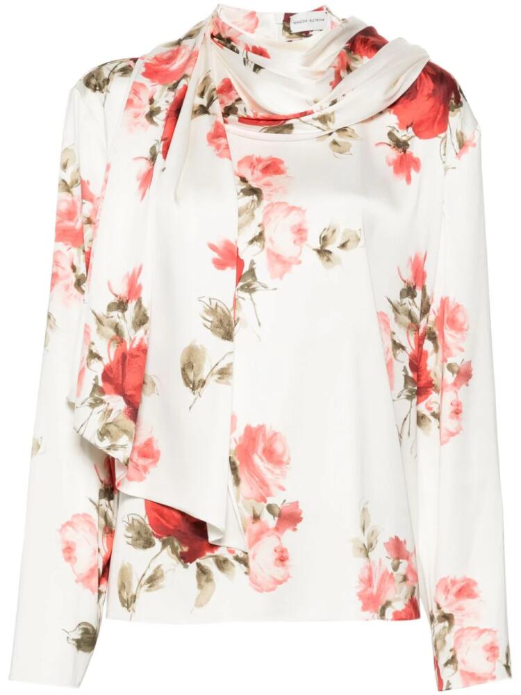 Magda Butrym floral blouse - White Cover