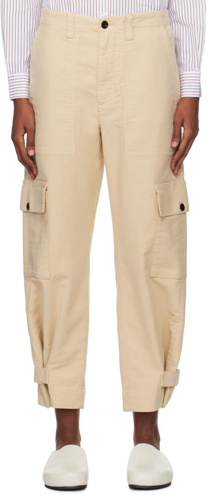 Proenza Schouler Beige Kay Cargo Pants Cover