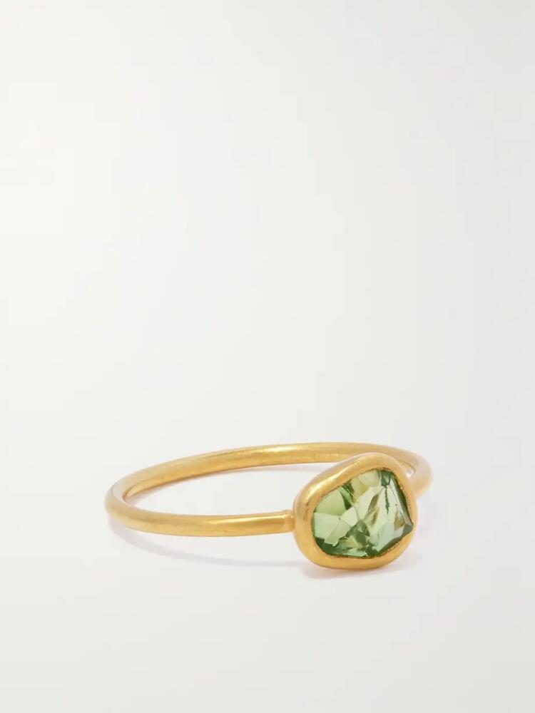 Pippa Small - 18-karat Gold Tourmaline Ring - Green Cover