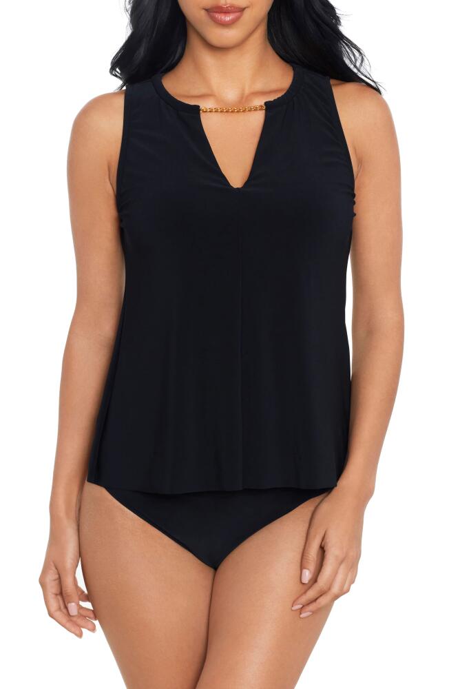 Magicsuit Hyperlink Chanae Tankini Top in Black Cover