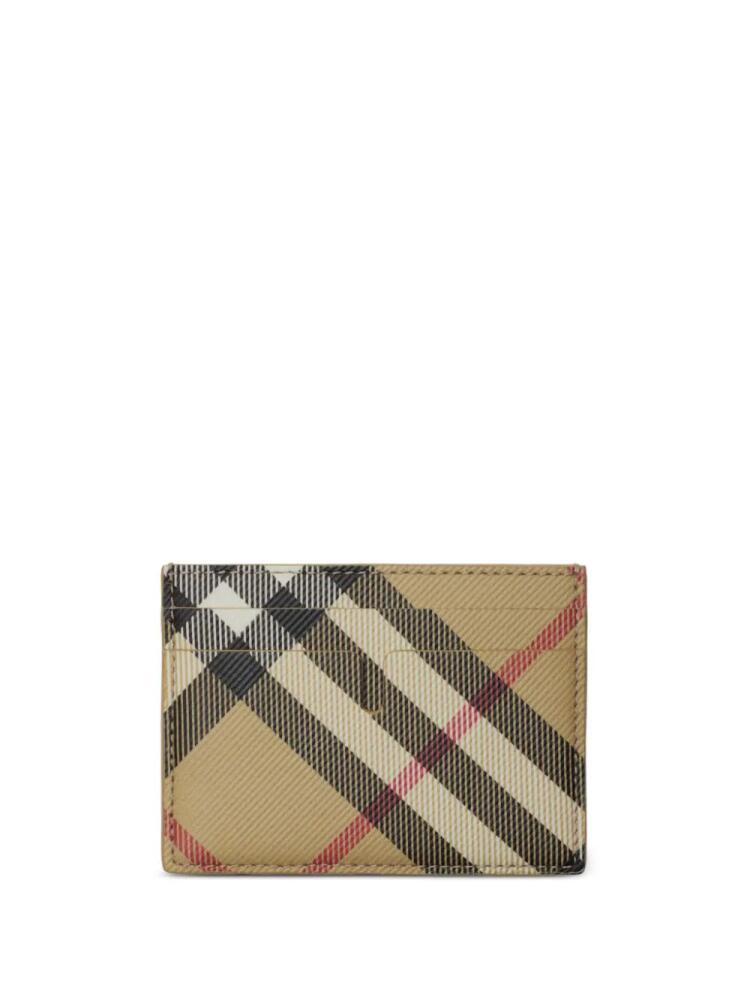 Burberry Nova Check card holder - Neutrals Cover