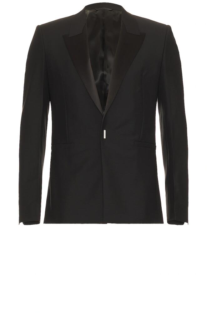 Givenchy Slim Hook Blazer Jacket in Black Cover