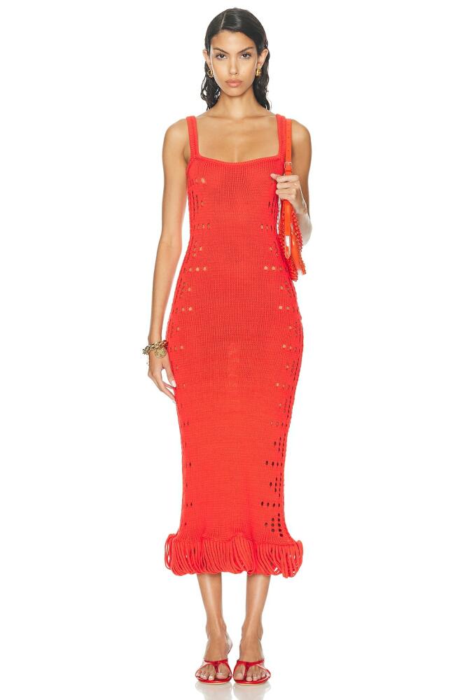 Diotima Moore Dress in Red Cover