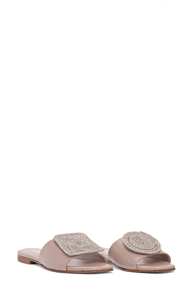 BEAUTIISOLES Adeline Slide Sandal in Beige Cover