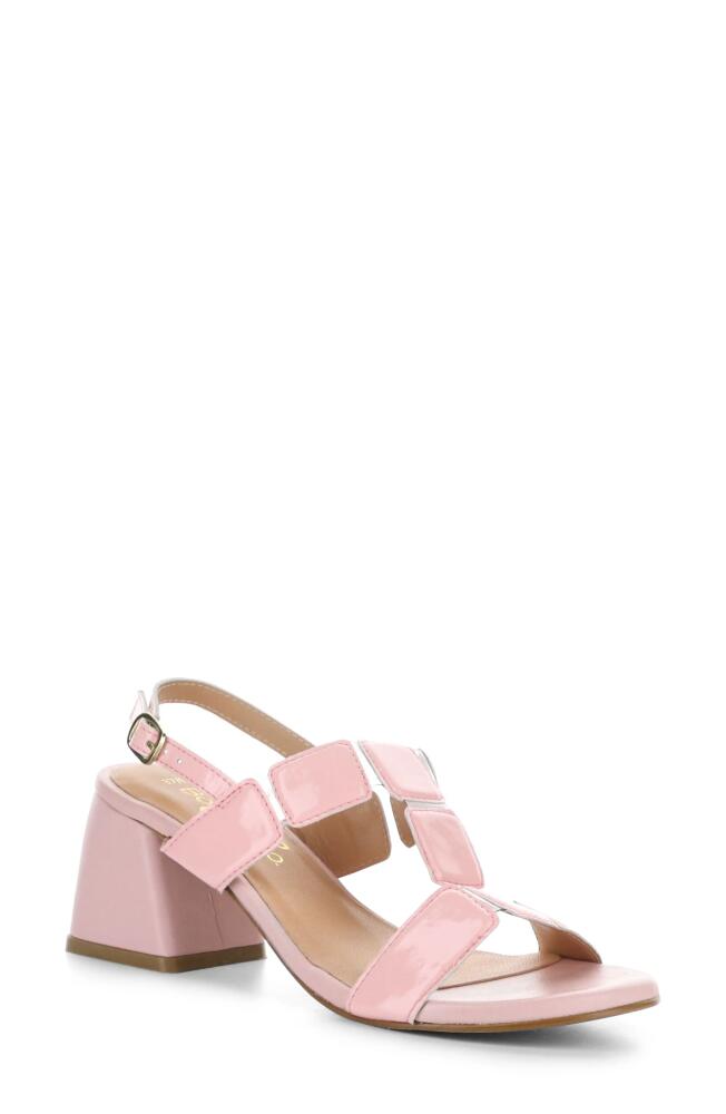 Bos. & Co. Glow Slingback Sandal in Pink Patent Cover