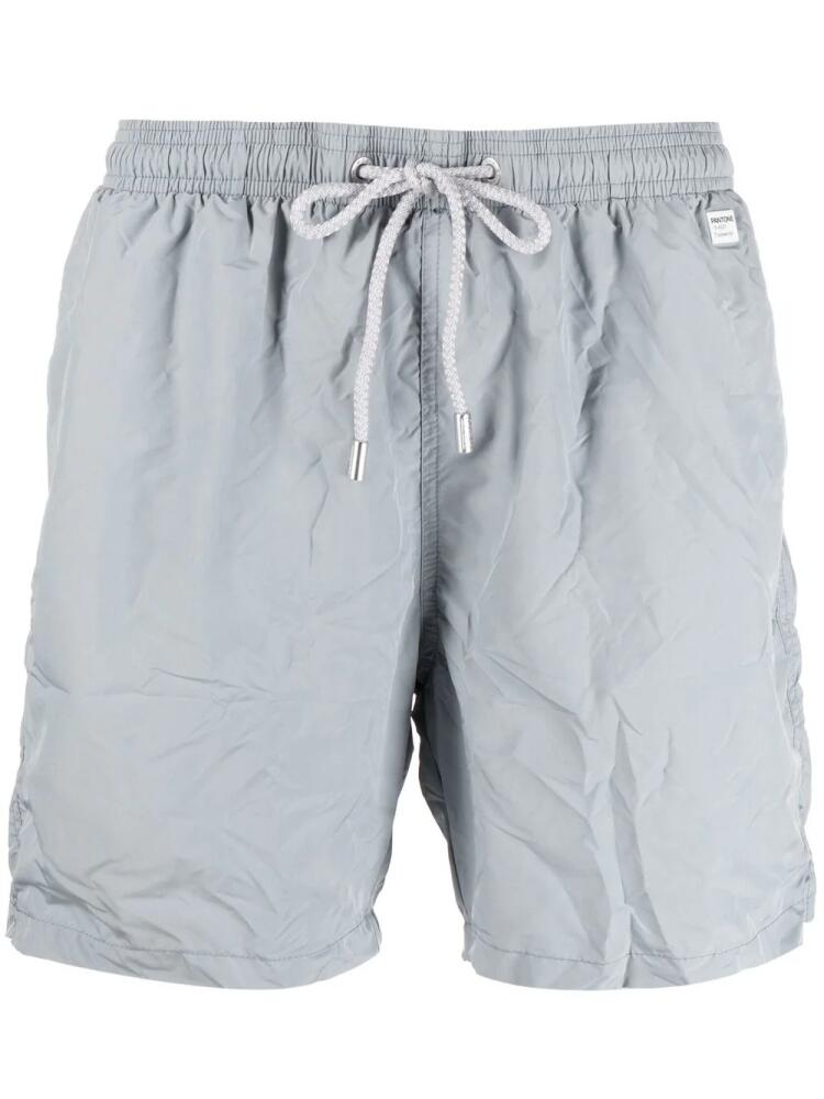 MC2 Saint Barth logo-patch detail swim shorts - Grey Cover