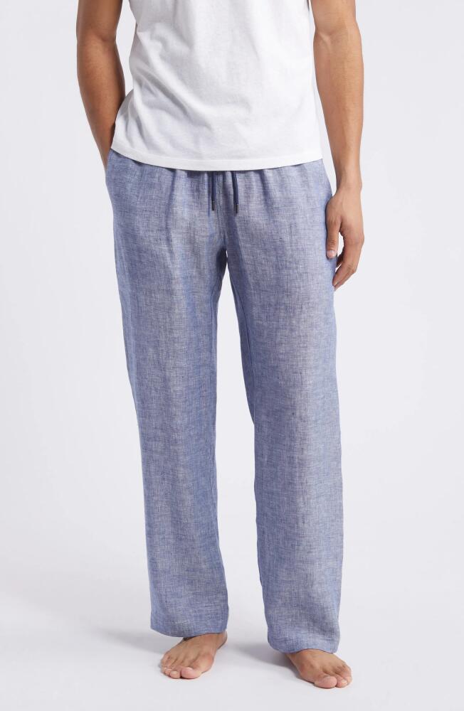 Daniel Buchler Linen Pajama Pants in Denim Cover