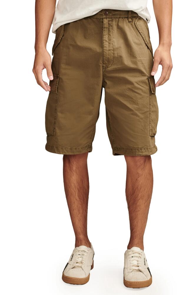 Lucky Brand Parachute Cotton Cargo Shorts in Dark Olive Cover