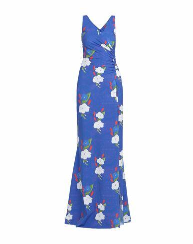 Chiara Boni La Petite Robe Woman Maxi dress Bright blue Polyamide, Elastane Cover