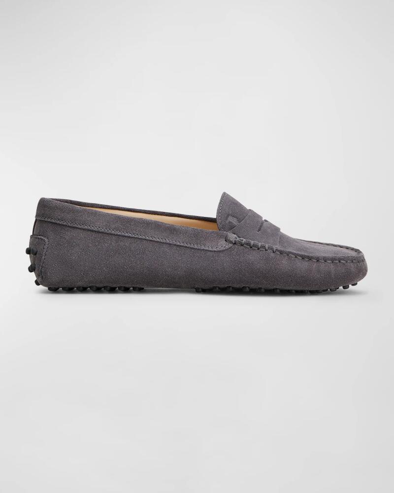 Tod's Suede Driver Penny Loafers Cover