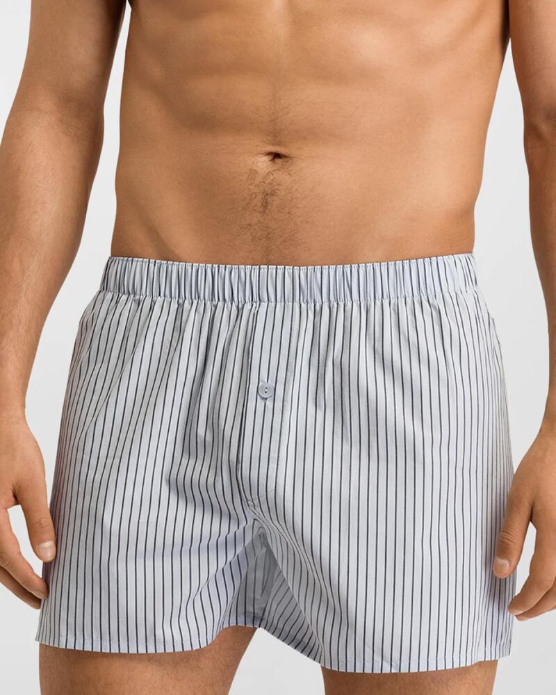 Hanro Men's Fancy Woven Cotton Boxers Cover