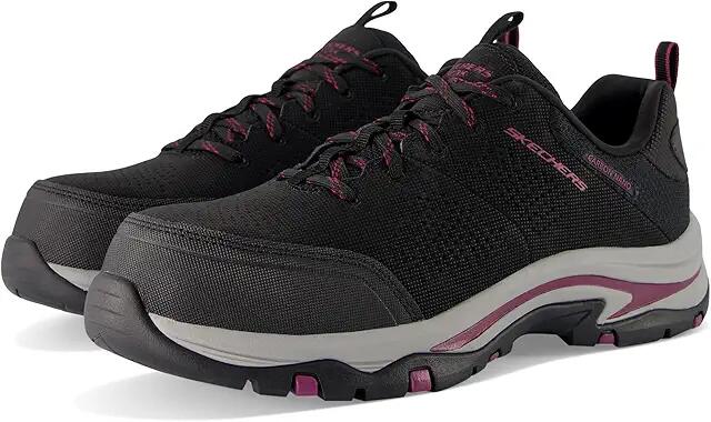 SKECHERS Work Trego - Astallet Comp Toe (Black) Women's Work Boots Cover