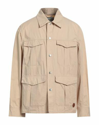 Trussardi Man Shirt Beige Cotton Cover