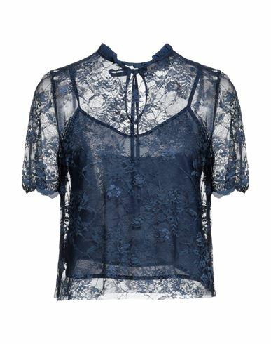 Rebel Queen Woman Top Blue Polyamide Cover