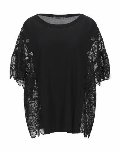 D. exterior Woman Sweater Black Viscose, Polyamide, Polyester Cover