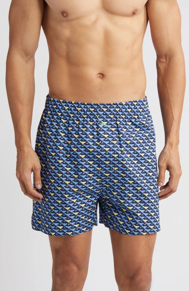 Tommy Bahama Cotton Pajama Boxers in Navy Print Cover