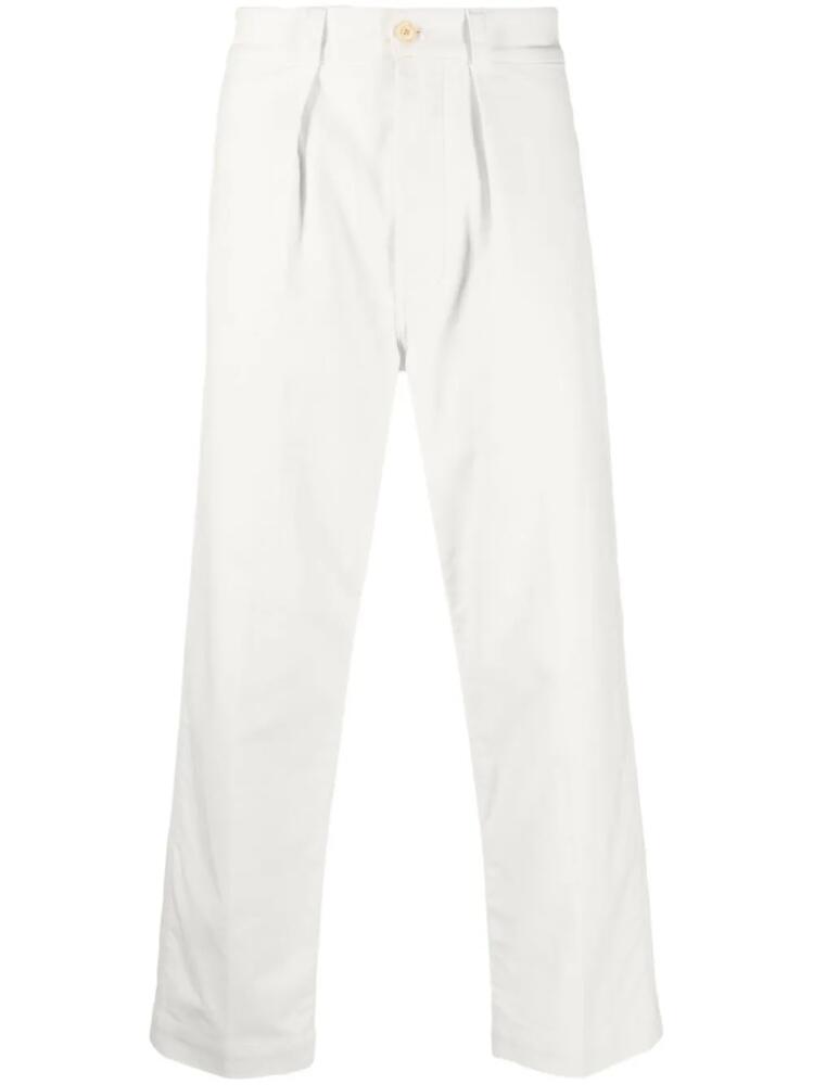 FURSAC box-pleat straight-leg trousers - Neutrals Cover