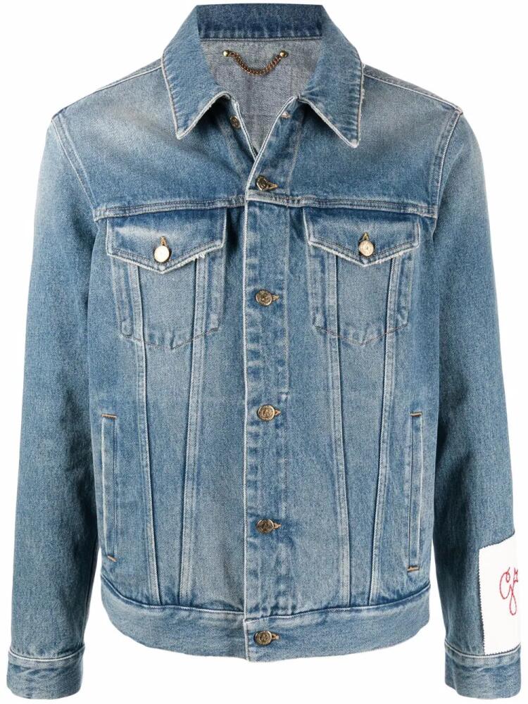 Golden Goose stonewashed denim jacket - Blue Cover