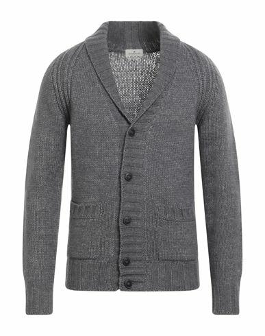 Brooksfield Man Cardigan Grey Wool, Cotton Cover