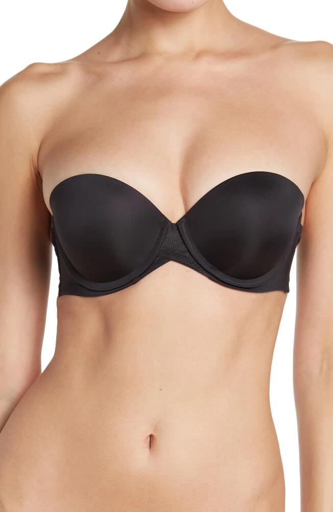 DKNY Litewear Push-Up Strapless Bra in Dk Black Cover