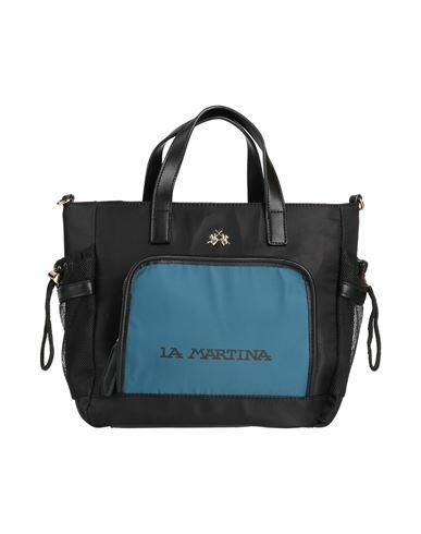 La Martina Woman Handbag Black Nylon, Polyester Cover