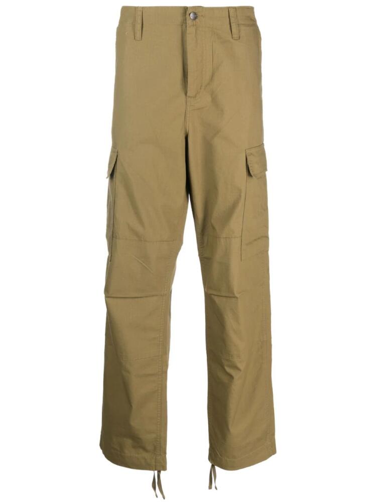 Carhartt WIP cargo-pockets straight-leg trousers - Green Cover