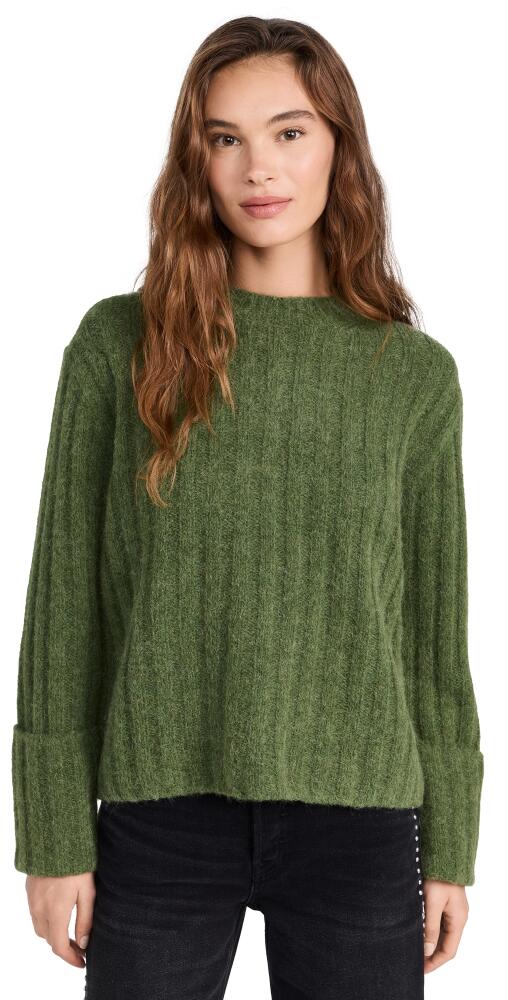 rag & bone Stassi Crew Sweater Green Cover