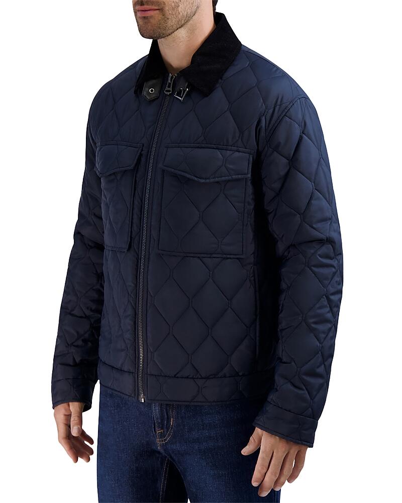 Cole Haan Diamond Quilted Trucker Jacket Cover