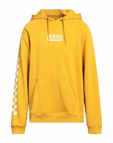 Vans Mn Versa Standard Hoodie Man Sweatshirt Ocher Cotton, Polyester Cover